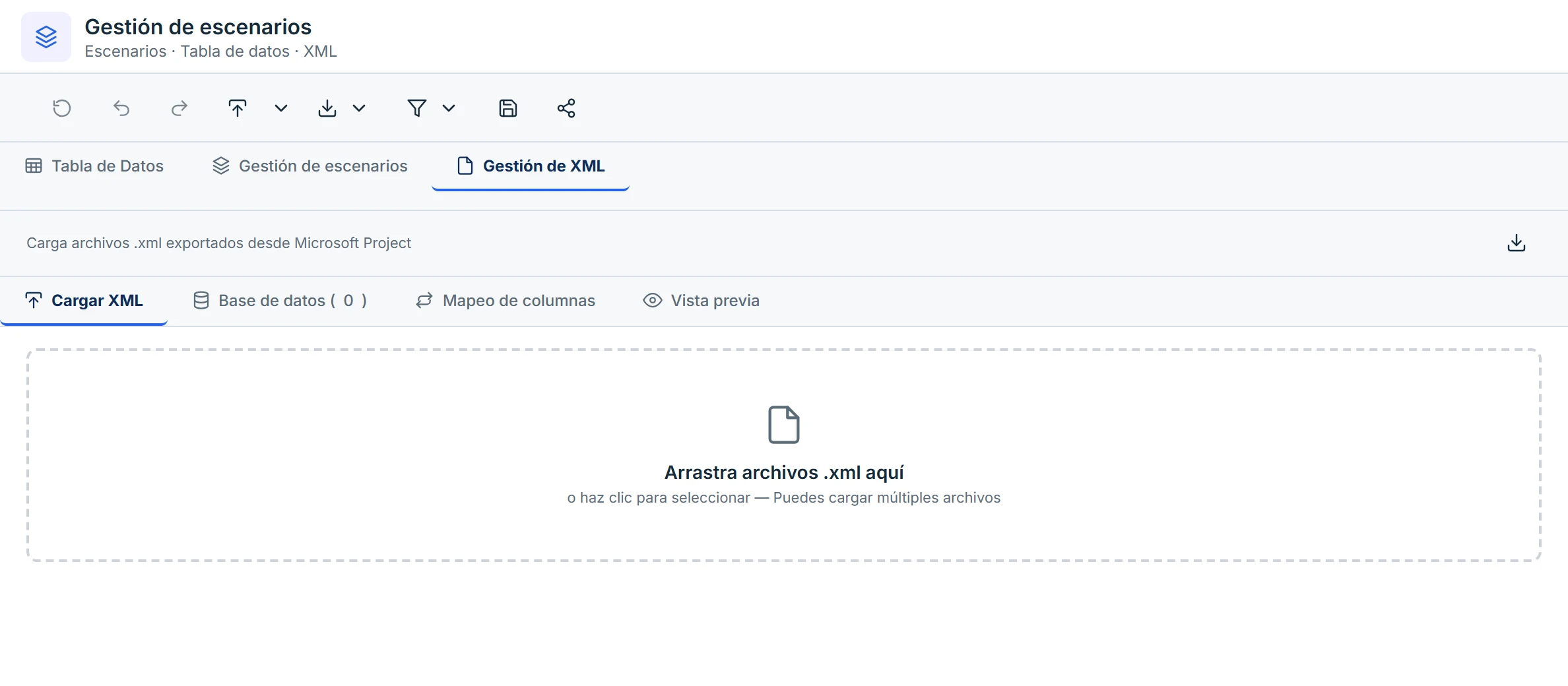 Cargar XML