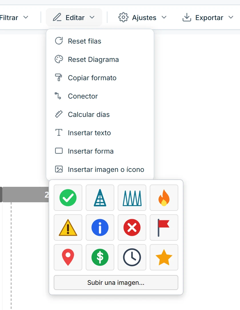 Insertar imagen o ícono